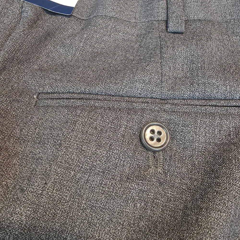 Hart Schaffner Marx 46R Chicago Fit Unhemmed Charcoal Suit Pants NWT $125 L844